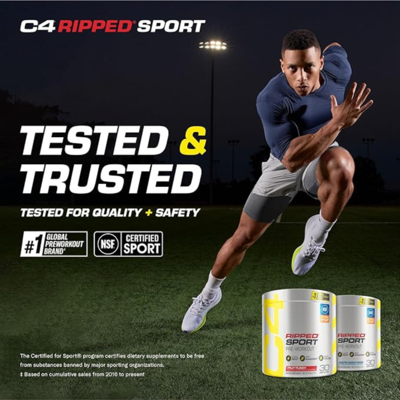 C4 Ripped Sport 30 Servings By Cellucor - Image 4
