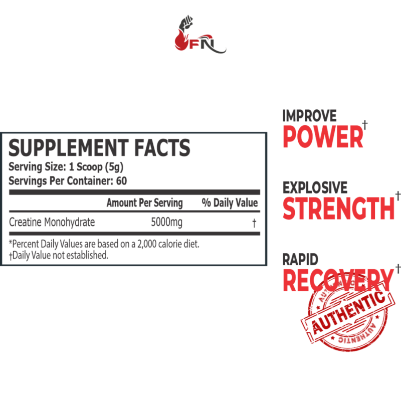 Creatine Monohydrate Powder 5000mg 60 Servings By Pro Science Nutra - Image 2