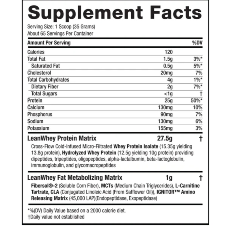 Lean Whey Revolution 5lb By MuscleSport - Image 2