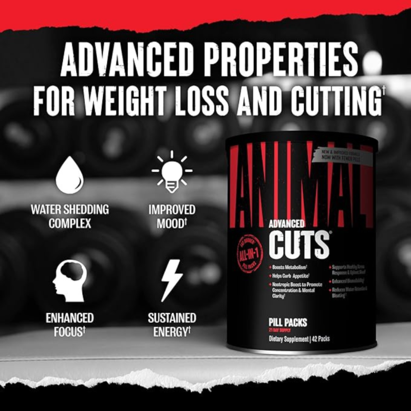 Animal Cuts 42 Packs By Universal Nutrition - Image 3