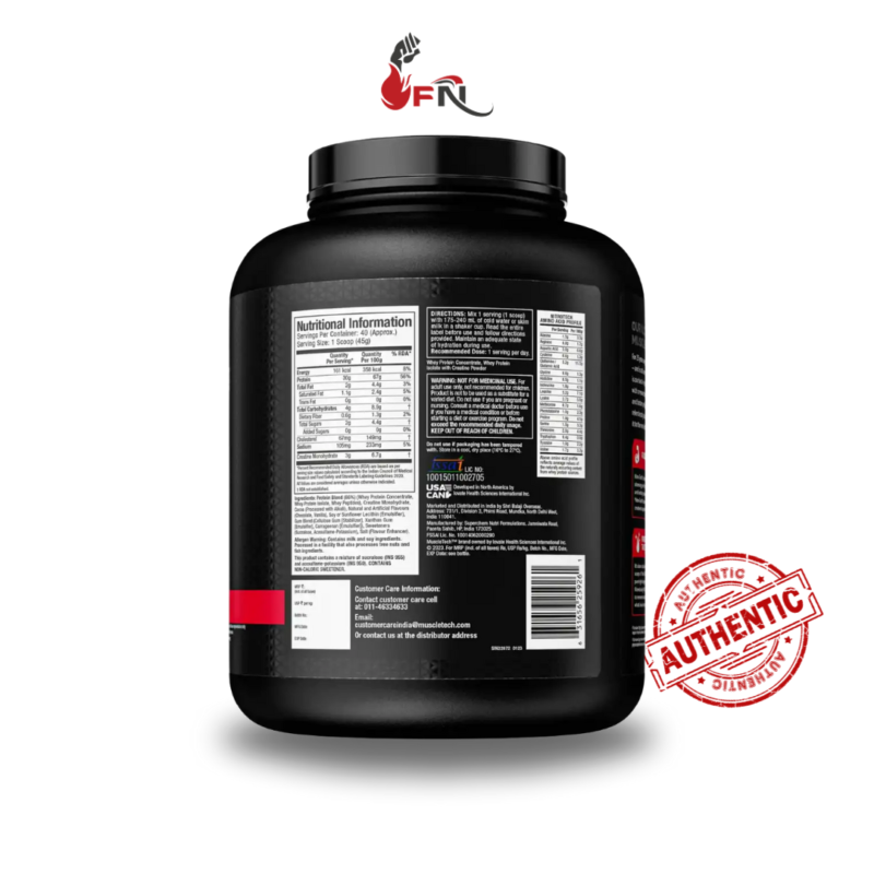NitroTech 4lbs Lean Muscle Builder By MuscleTech - Image 2