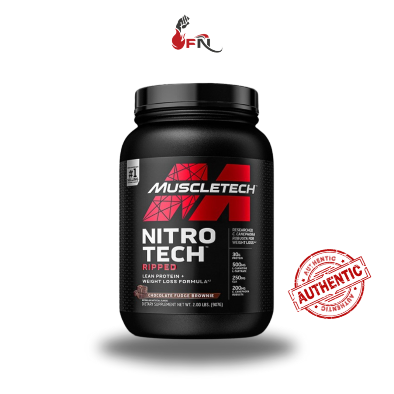 NitroTech Ripped 2lbs By MuscleTech