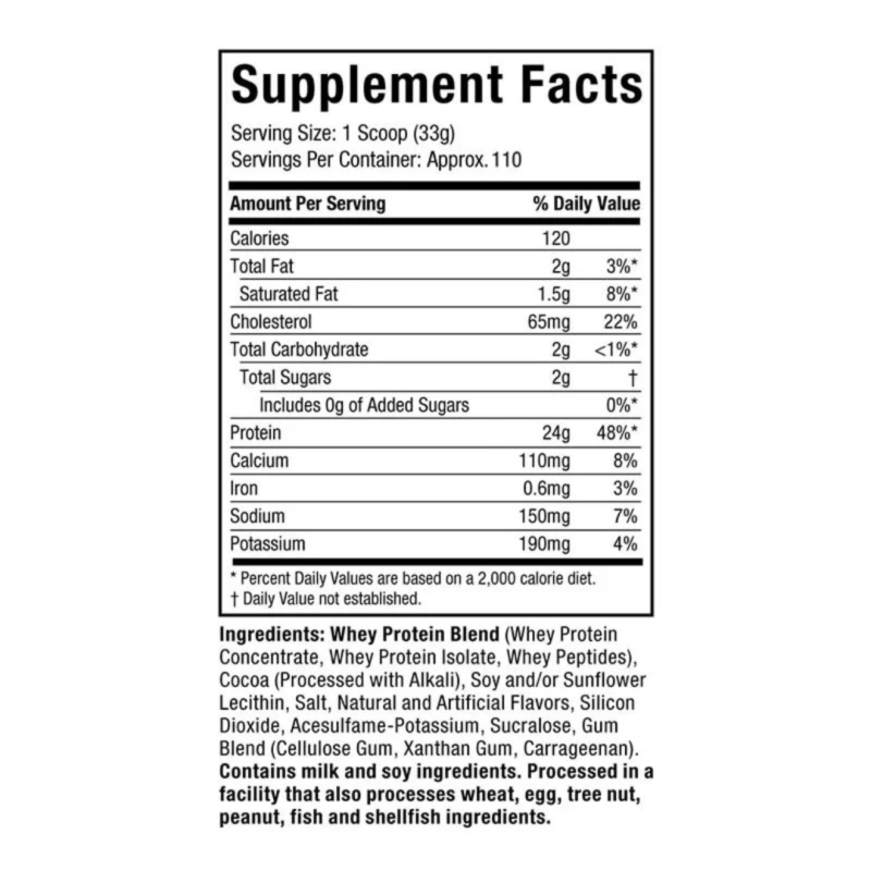 NitroTech 100% Whey Gold 8lbs By MuscleTech - Image 2