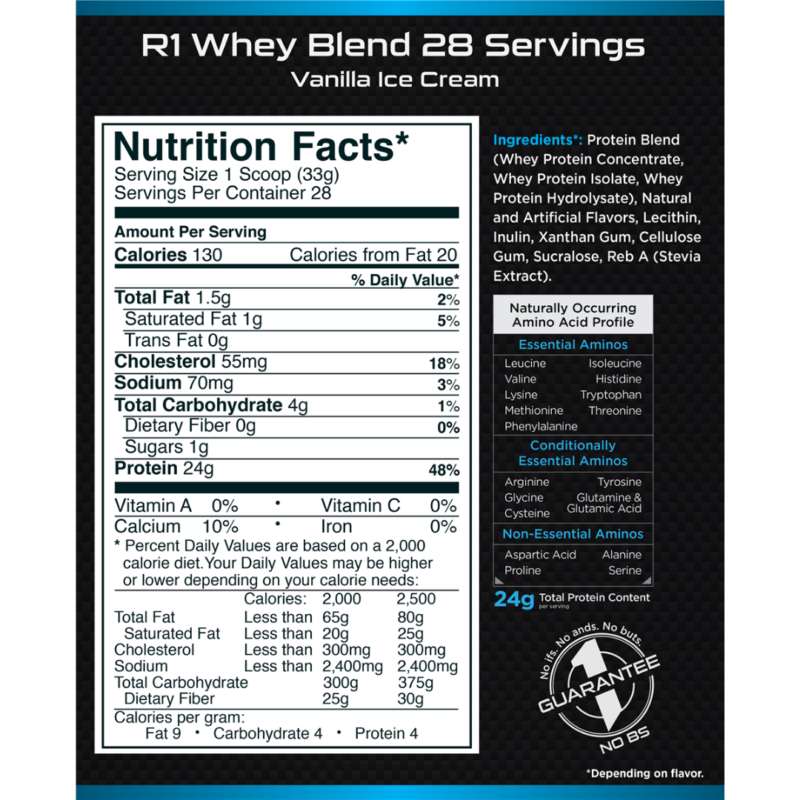R1 Whey Blend 5lbs By Rule1 Protiens - Image 2