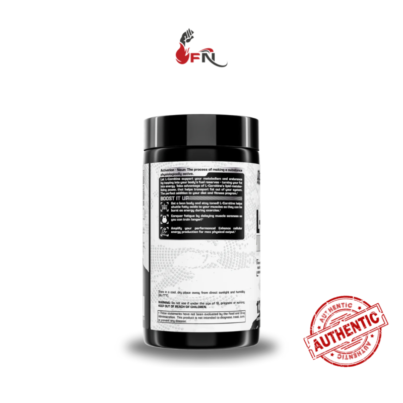 L-Carnitine 1000 120 Capsules By Nutrex Research - Image 2