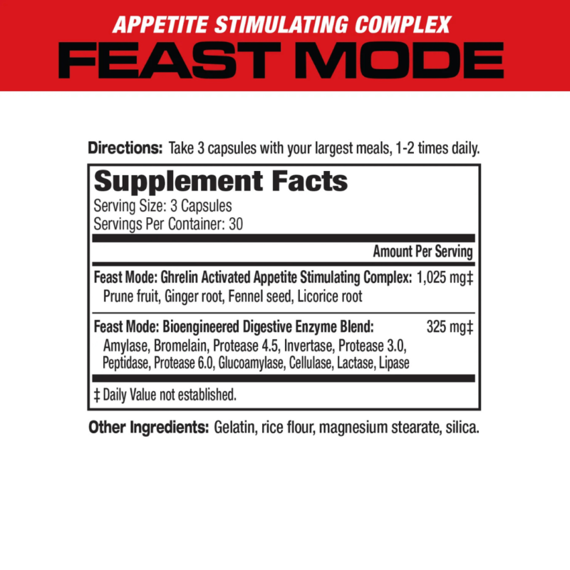 Feast Mode 90 Capsules By MuscleMeds - Image 2