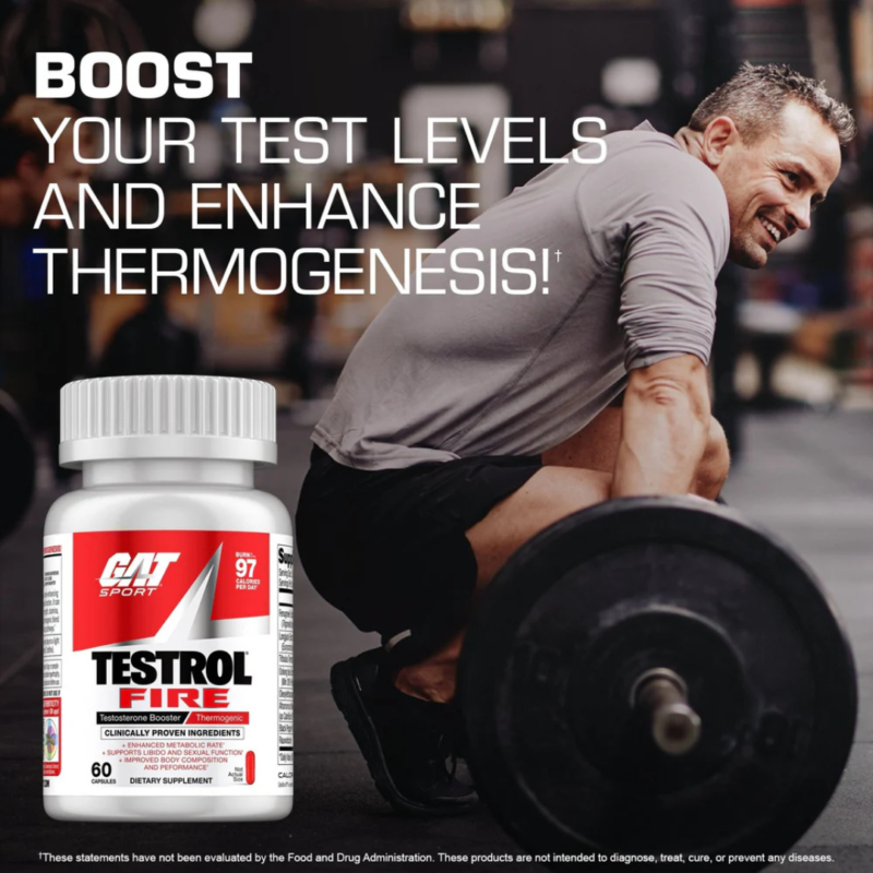 Testrol Fire 60 Tablets By Gat Sport - Image 3