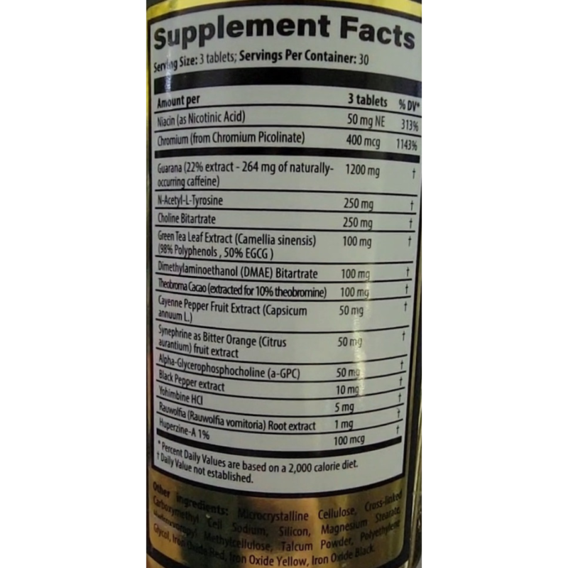 Anabolic Oxy Clen 90 Tablets By Kevin Levrone Signature Series - Image 2