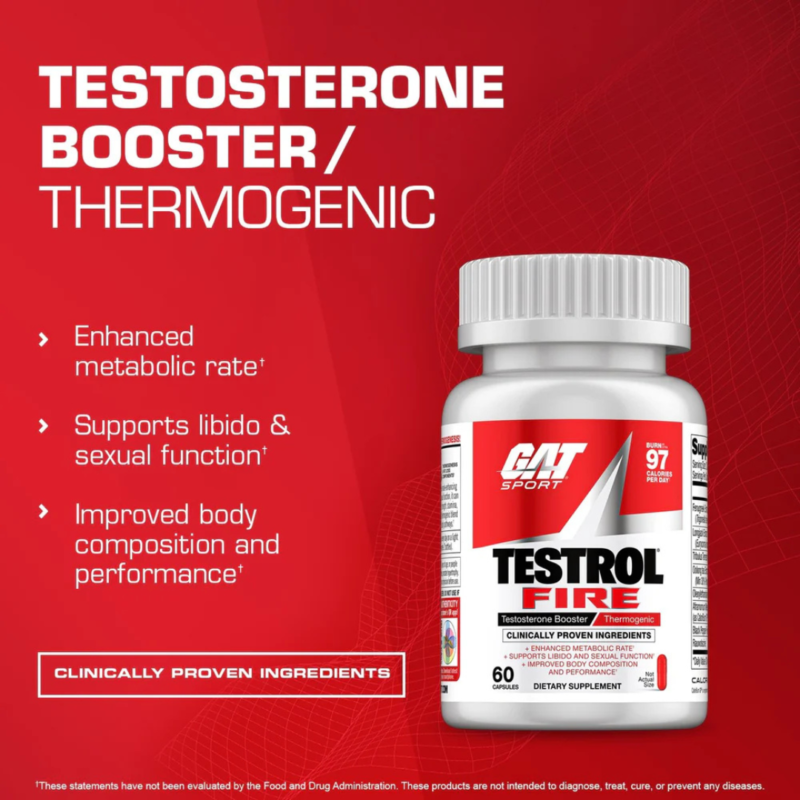 Testrol Fire 60 Tablets By Gat Sport - Image 7