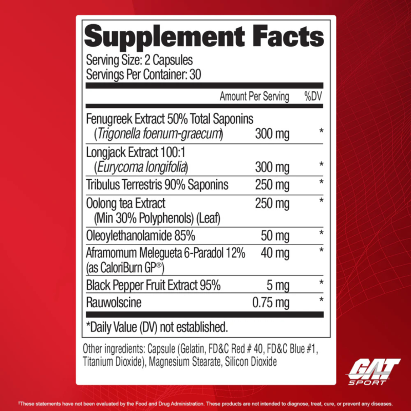 Testrol Fire 60 Tablets By Gat Sport - Image 8