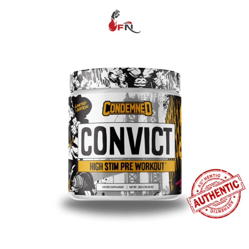 Convict High Stim Pre Workout 50 Servings By Condemned Labz