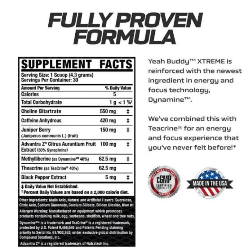 Yeah Buddy Xtreme 30 Servings By Ronnie Coleman - Image 2