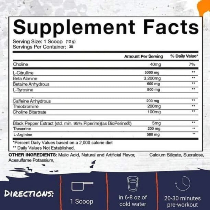Muscle Agression Pump 40 Servings By Fitness Authority - Image 3