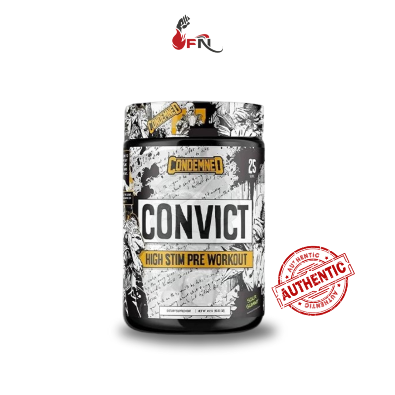 Convict Pre Workout 2.0 25 Servings By Condemned labs