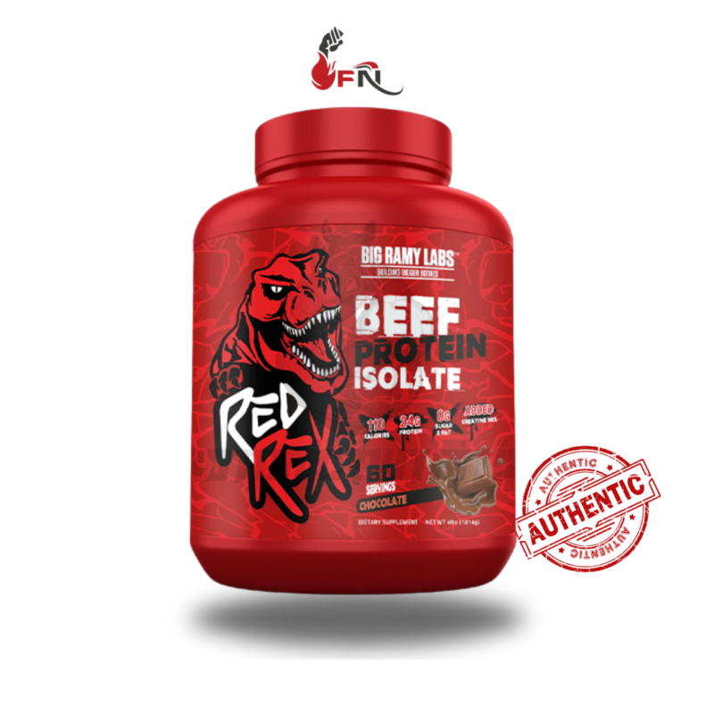 Red Rex Beef Protein Isolate 4lb By Big Ramy Labs