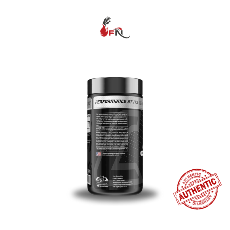 Ashwagandha 500mg 60 Capsules By Core Champs - Image 3