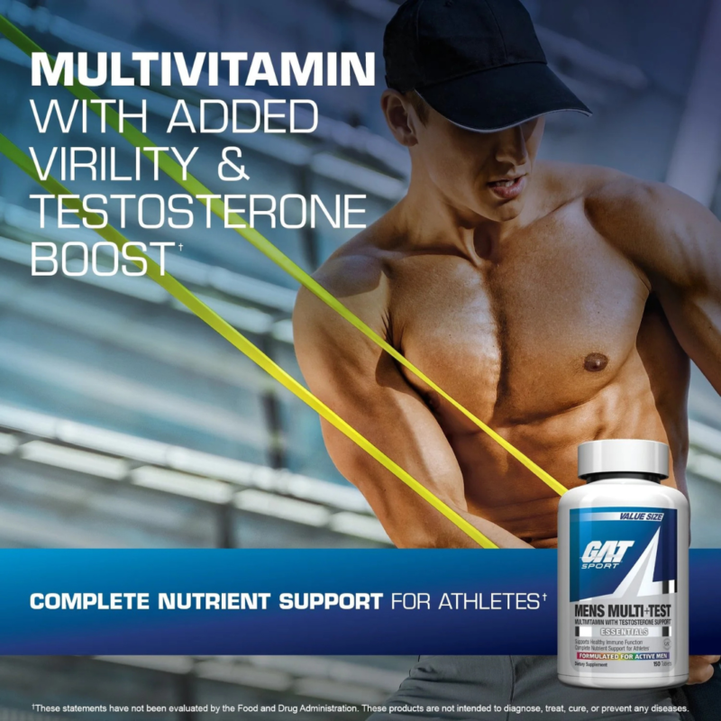 Mens Multi + Test 150 Tablets By Gat Sport - Image 4