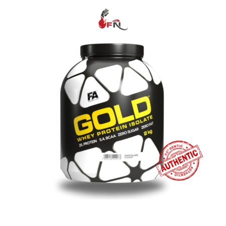 Gold Whey Protein Isolate 2kg By Fitness Authority