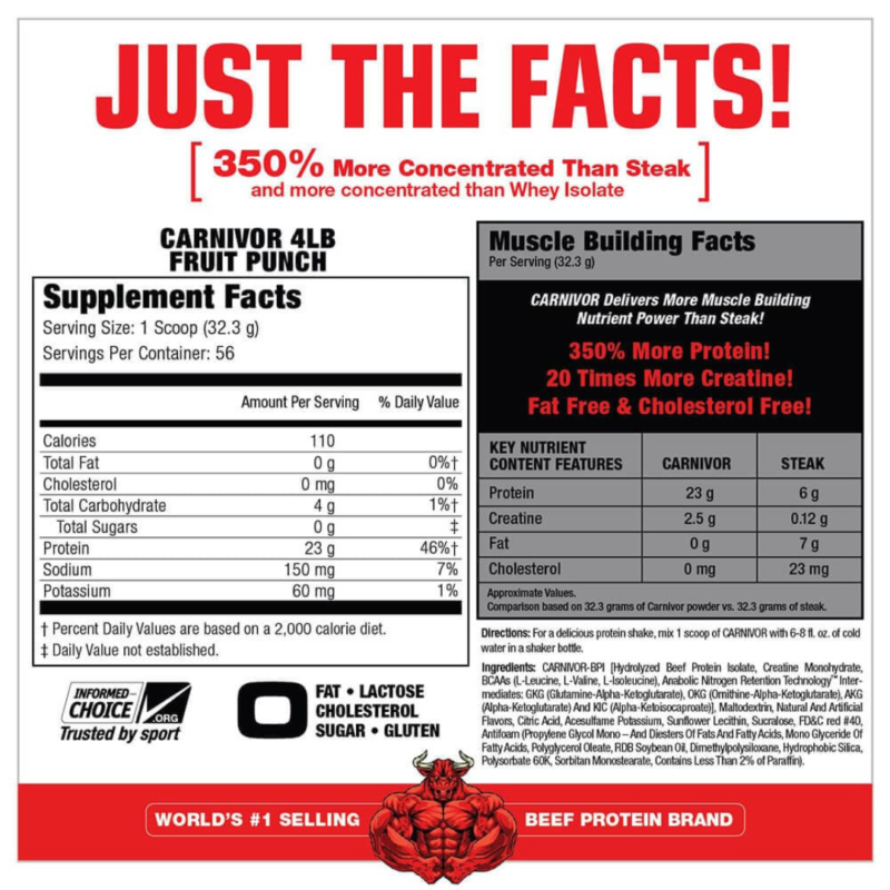 Carnivor Beef Protein 4lbs By MuscleMeds - Image 3