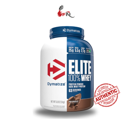 Elite 100% Whey Protein Powder 5lbs By Dymatize
