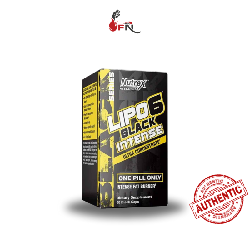 Lipo-6 Black Intense UC 60 Black Caps By Nutrex Research