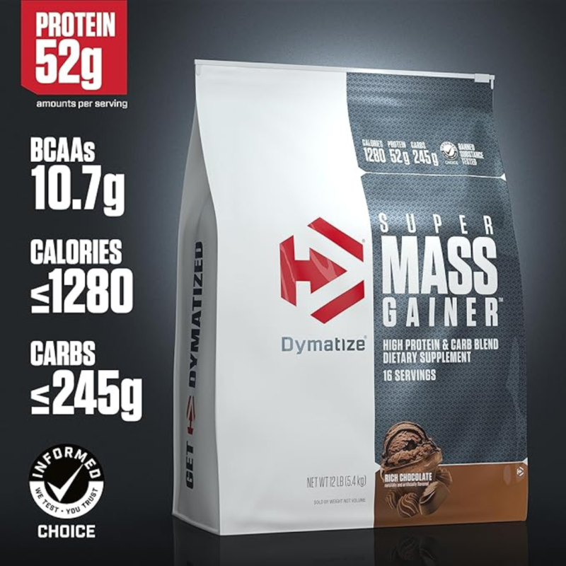 Super Mass Gainer 12lbs By Dymatize - Image 3