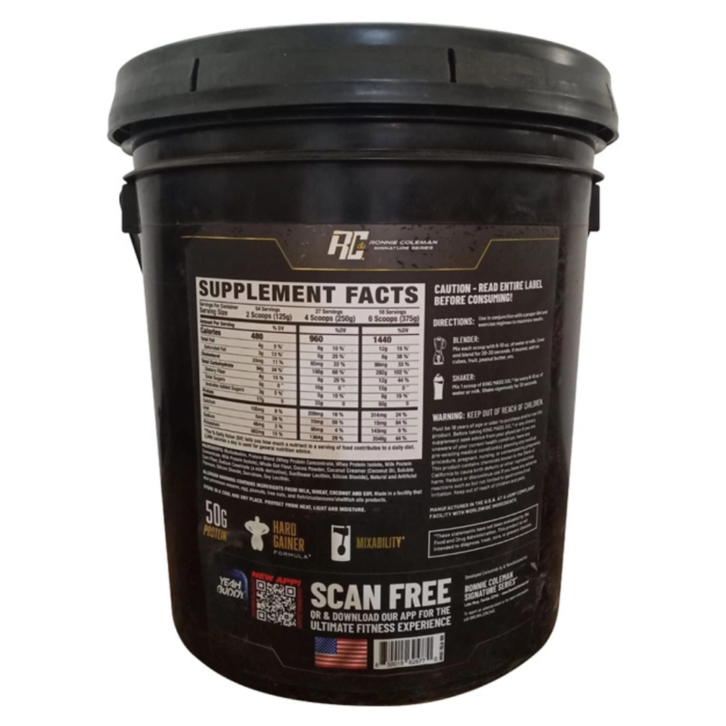 King Mass XXL 15lb By Ronnie Coleman Signature Series - Image 2