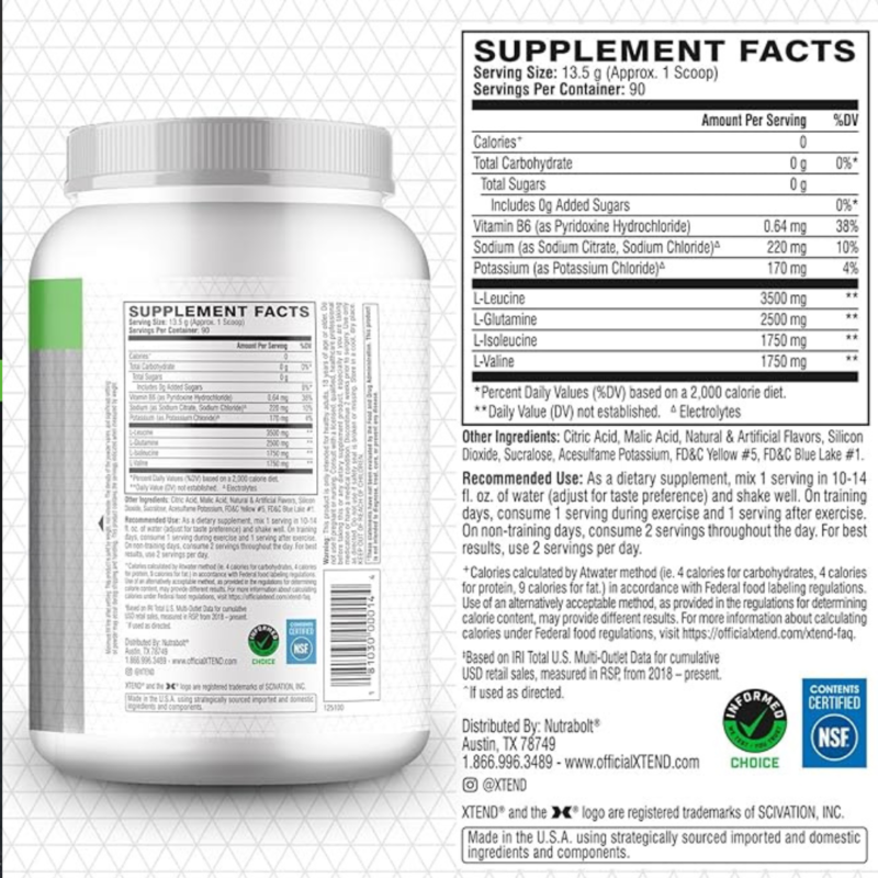 Xtend X The Original 90 Servings By Scivation - Image 4