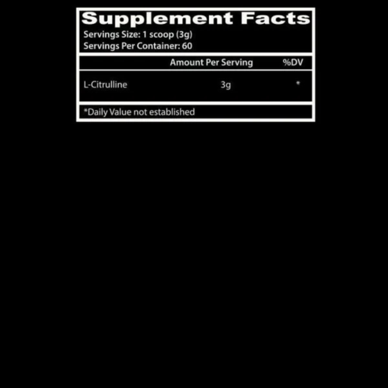 L-Citrulline 60 Servings By Insane Labz - Image 2