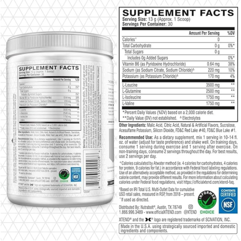 Xtend X The Original 30 Servings By Scivation - Image 3