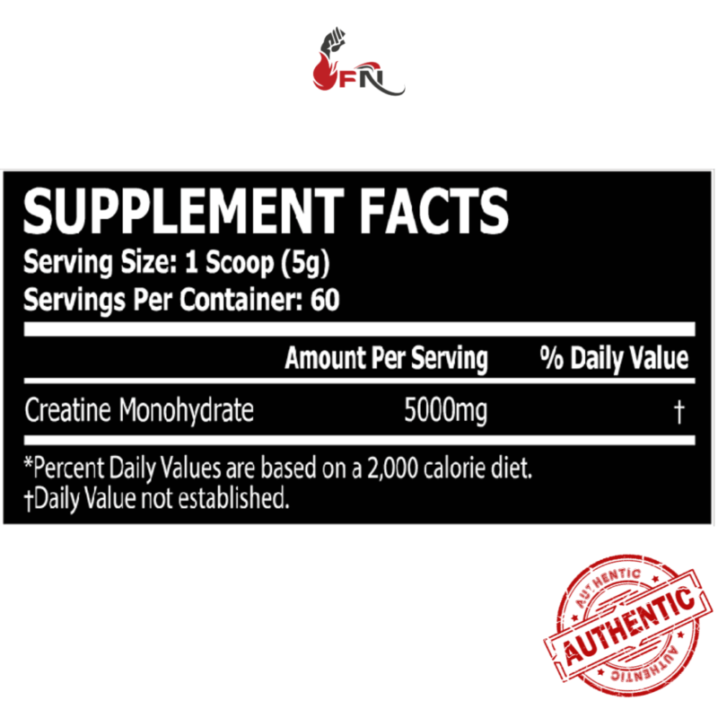 Creatine Monohydrate Powder 5000mg 60 Servings By Core Champs - Image 2