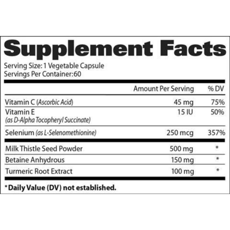 Liver Cleanse 60 Capsules By Gat Sport - Image 2