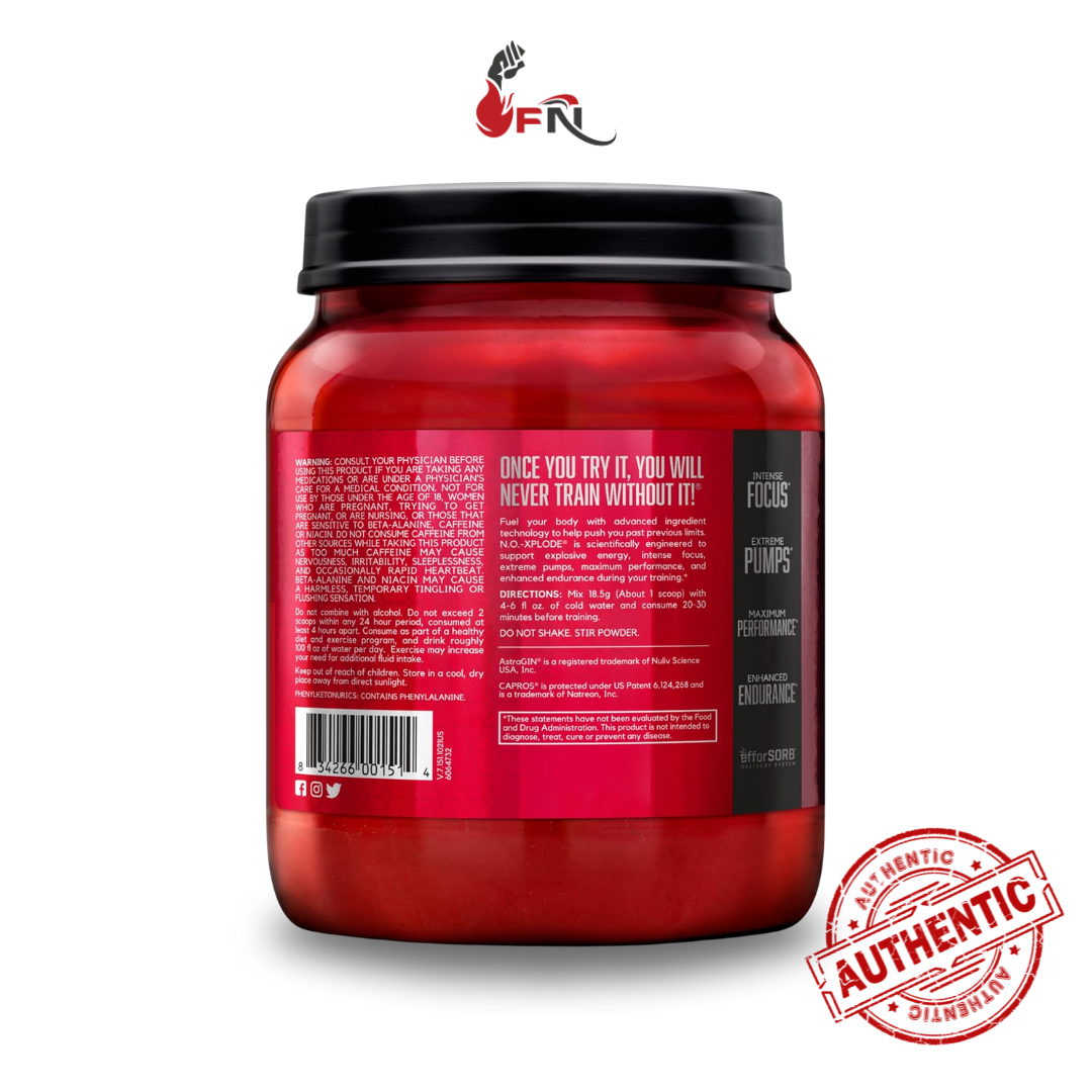 N.O.-Xplode 60 Servings By BSN - Image 2