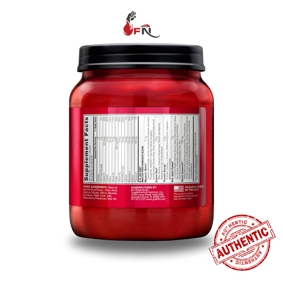 N.O.-Xplode 60 Servings By BSN - Image 3