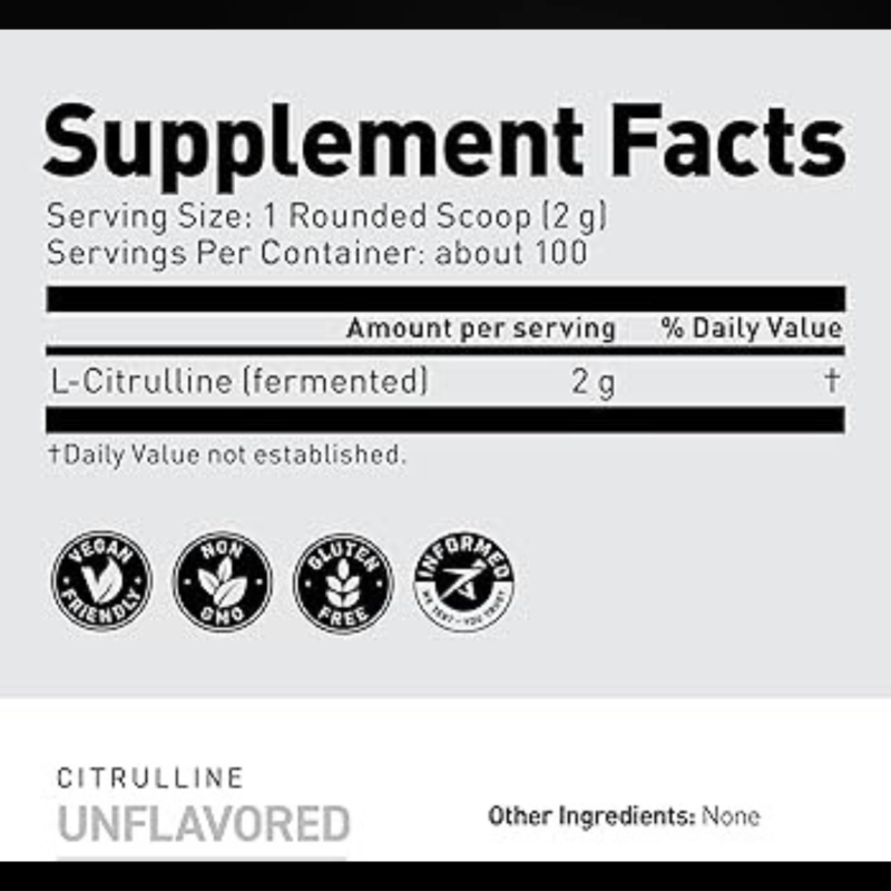 L-Citrulline 100 Servings By Kaged Muscle - Image 2