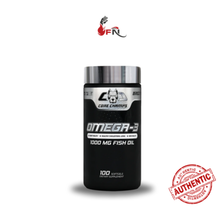 Omega-3 Fish Oil 1000mg 100 Soft Gels By Core Champs