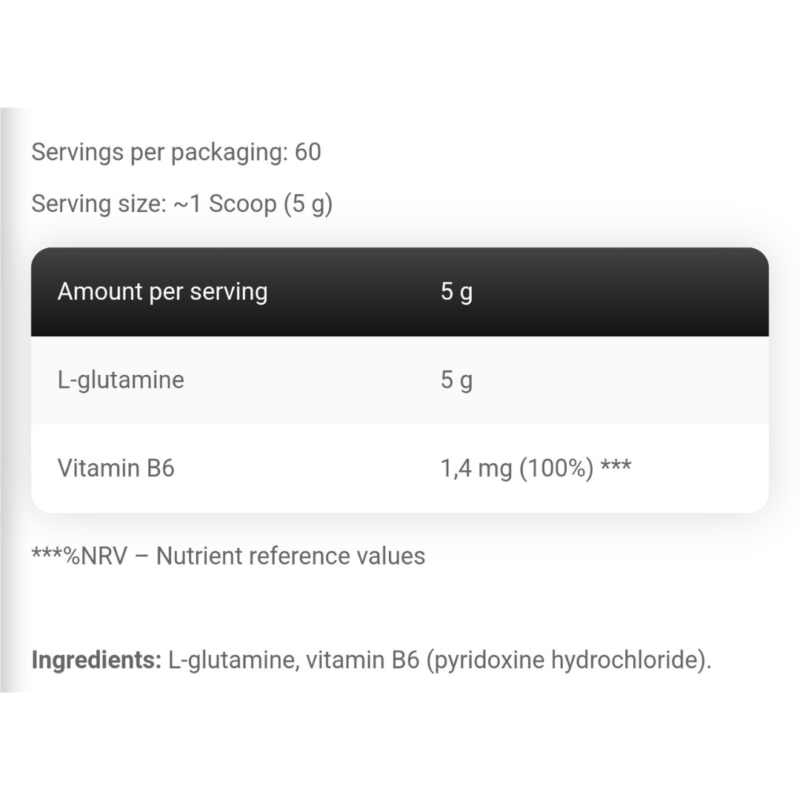 Gold Glutamine 300g By Kevin Levrone Signature Series - Image 2