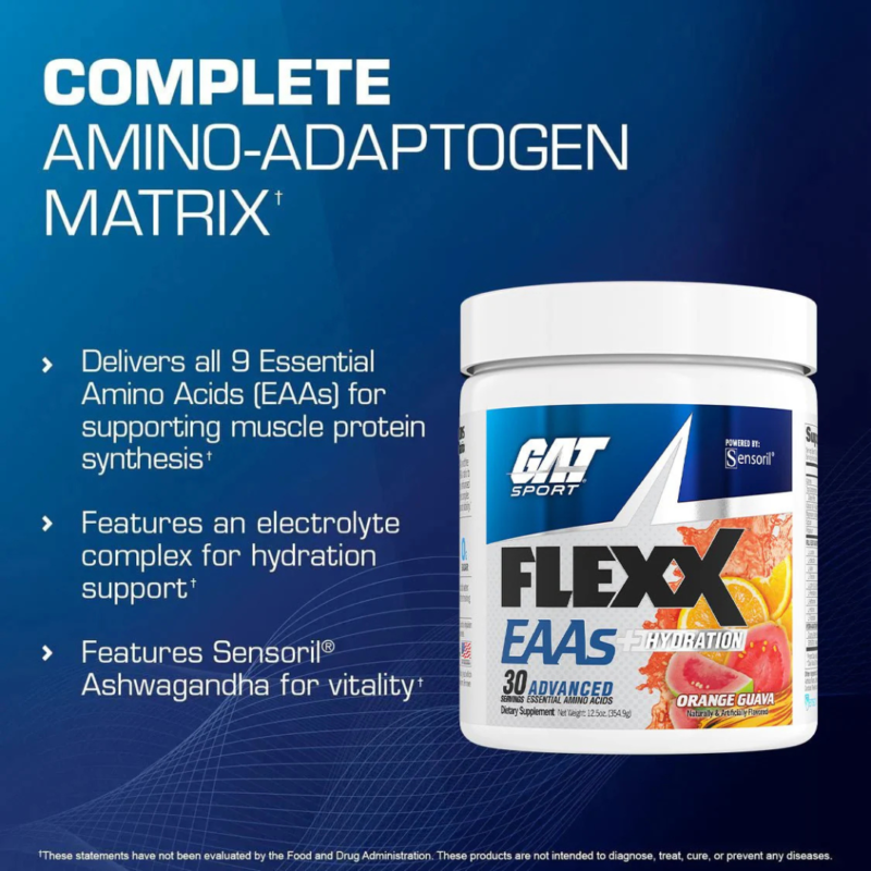 Flexx EAAs + Hydration 30 Servings By Gat Sport - Image 6