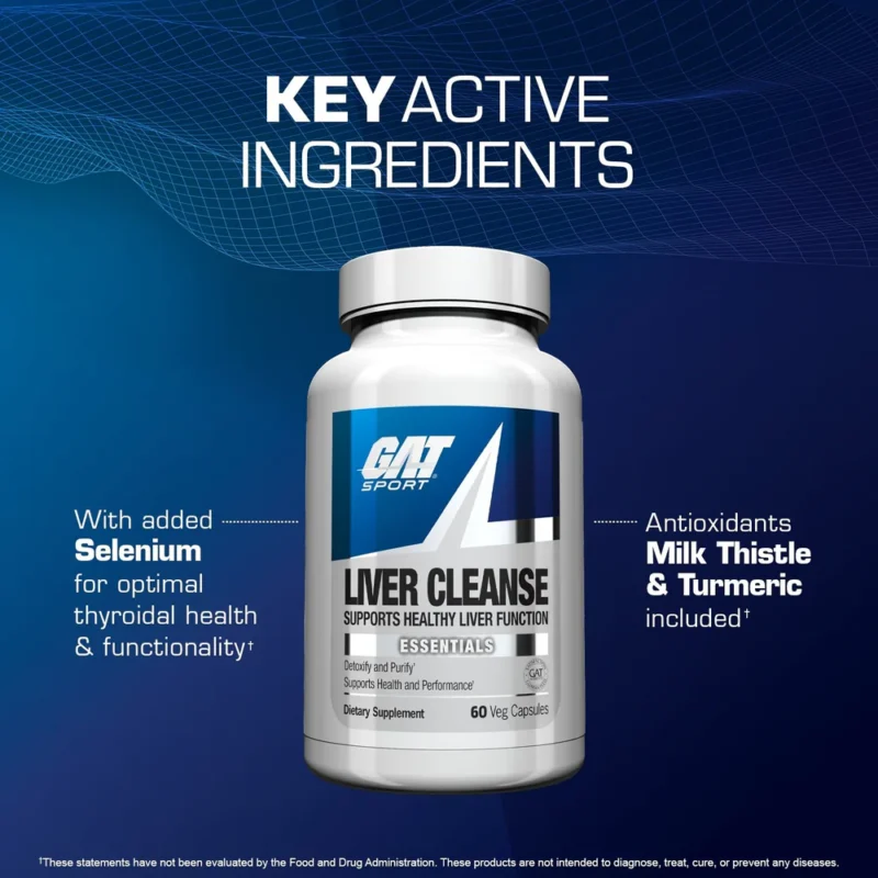 Liver Cleanse 60 Capsules By Gat Sport - Image 6