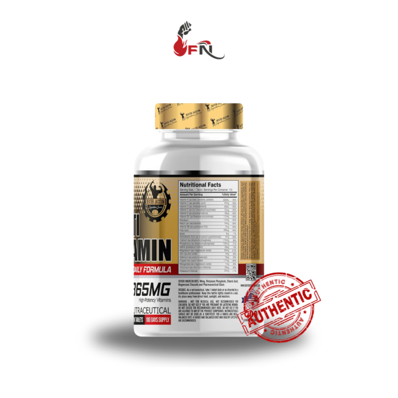 Multi Vitamins 100 Tablets By Dexter Jackson - Image 2