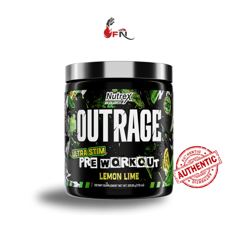 Outrage Pre Workout 30 Servings By Nutrex Research - Image 4