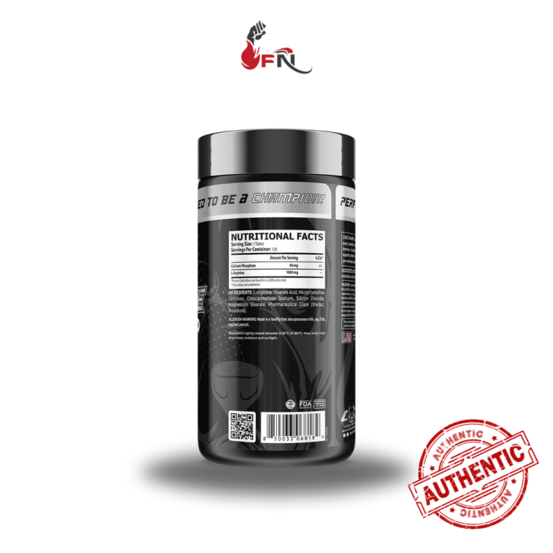 L-Arginine 120 Tablets By Core Champs - Image 2