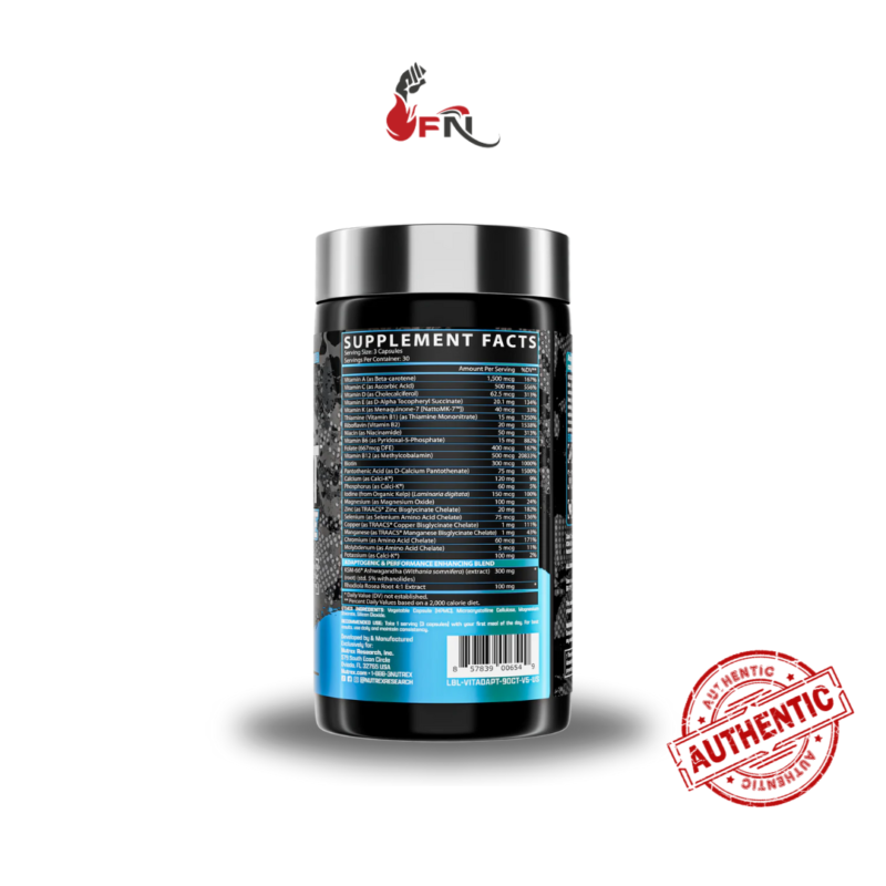 Vitadapt 90 Tablets By Nutrex Research - Image 3