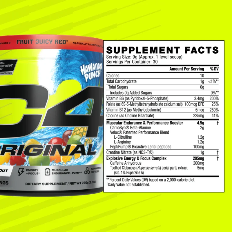 C4 Original 50 Servings By Cellucor - Image 8