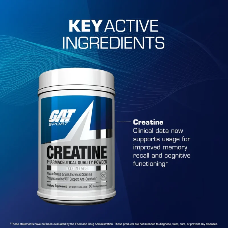 Creatine Monohydrate 300g By Gat Sport - Image 6
